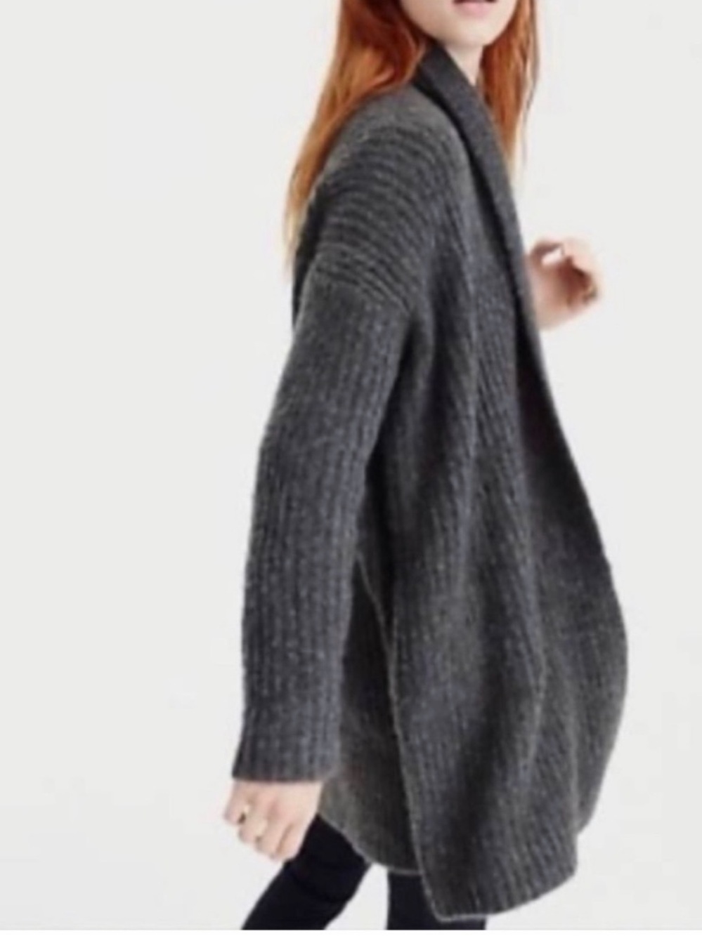 J. Crew gray shawl cardigan XXS FITS XS/SMALL Great condition with pockets